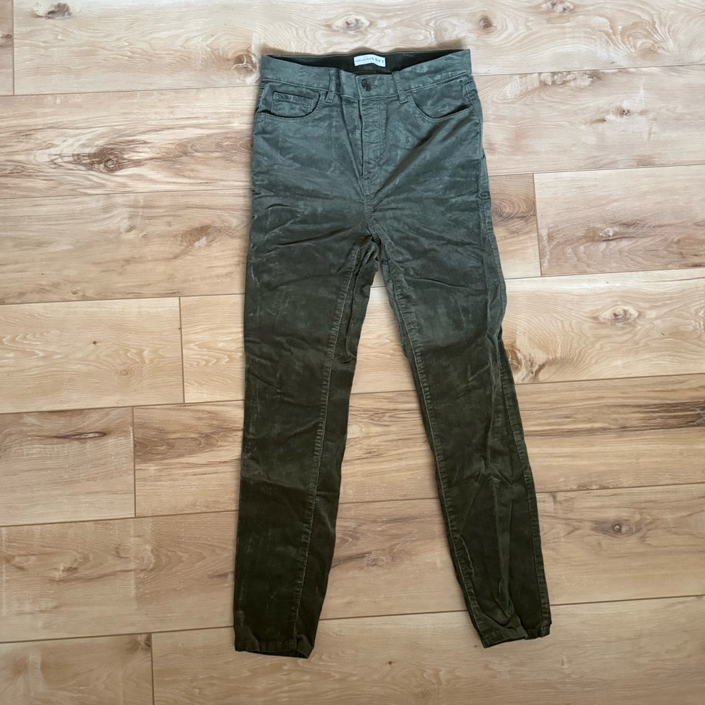 LOFT Olive Skinny Pants